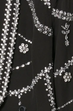 Coast Premium Long Sleeve Tux Dress With Hand Beade -Coast Sales Store bcc03545 black xl 6 scaled