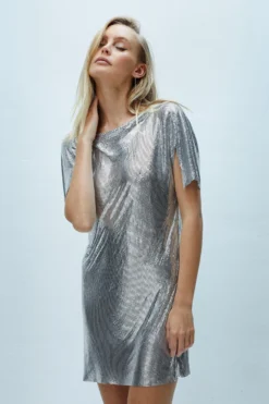 Coast Chainmail Mini Dress