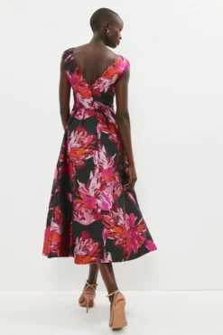 Coast Premium Jacquard Midaxi Dress -Coast Sales Store bcc03776 black xl 2