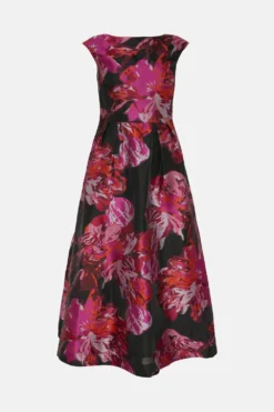 Coast Premium Jacquard Midaxi Dress -Coast Sales Store bcc03776 black xl 3