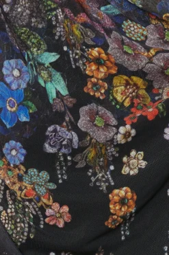 Coast Julie Kuyath Bejewelled Draped Mesh Dress -Coast Sales Store bcc03812 black xl 4 scaled