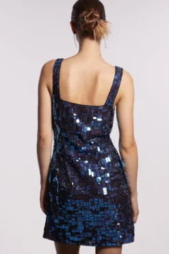 Coast Mirror Square Neck Mini Dress -Coast Sales Store bcc03941 blue xl 2 scaled