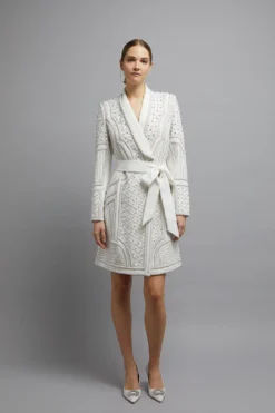 Coast Premium Embellished Tux Dress​