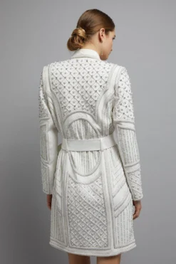 Coast Premium Embellished Tux Dress​ -Coast Sales Store bcc03948 ivory xl 2