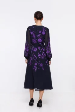 Coast Petite Dahlia Floral Embroidered Dress -Coast Sales Store bcc03949 ink xl 2