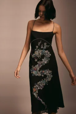 Coast Julie Kuyath Embellished Dragon Corset Slip Dress -Coast Sales Store bcc03970 black xl 4 scaled