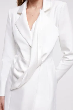 Coast Premium Twist Tailored Blazer Dress -Coast Sales Store bcc03972 ivory xl 2