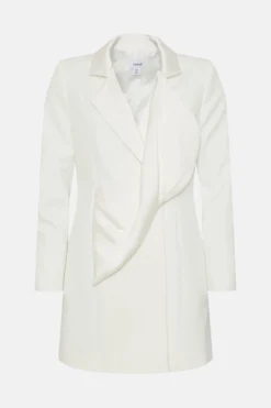 Coast Premium Twist Tailored Blazer Dress -Coast Sales Store bcc03972 ivory xl 3