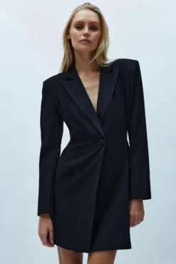 Coast Premium Blazer Dress With Diamante Chain -Coast Sales Store bcc04076 black xl 2 scaled