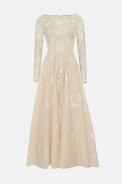 Coast RSN Inspired Full Skirt Maxi Dress -Coast Sales Store bcc04197 nude xl 4