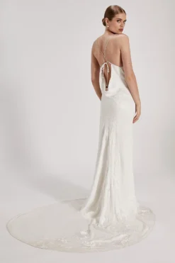 Coast RSN Inspired Satin Cowl Maxi Dress -Coast Sales Store bcc04200 ivory xl 3