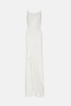 Coast RSN Inspired Satin Cowl Maxi Dress -Coast Sales Store bcc04200 ivory xl 4