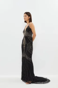 Coast Petite Embellished Cami Maxi Dress