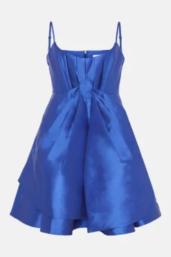 Coast Julie Kuyath Boned Bodice Bow Front Mini Dress -Coast Sales Store bcc04238 cobalt xl 3