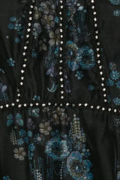 Coast Julie Kuyath Diamante Trim Organza Mini Dress -Coast Sales Store bcc04240 black xl 5 scaled