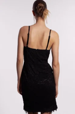 Coast Premium Corset Lace Mini Dress -Coast Sales Store bcc04255 black xl 2 scaled