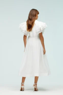 Coast Ivory Mega Ruffle Full Skirted Dress -Coast Sales Store bcc04339 off20white xl 2 scaled