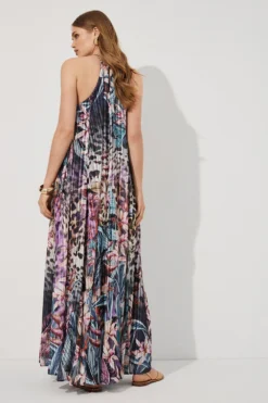 Coast Tropical Placement Print Necklace Detail Maxi Dress -Coast Sales Store bcc04386 multi xl 4