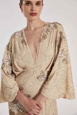 Coast RSN Inspired Kimono Maxi Dress -Coast Sales Store bcc04396 champagne xl 2