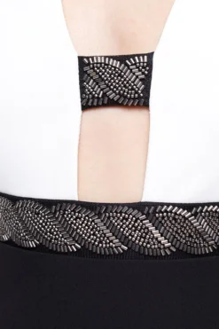 Coast Midi Pencil Dress With Embellished Waist -Coast Sales Store bcc04416 mono xl 4