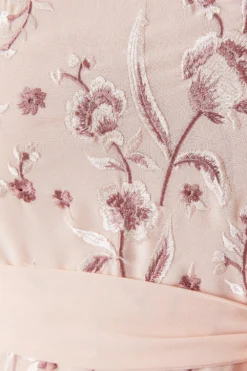 Coast Premium Floral Embroidered Bridesmaids Maxi Dress -Coast Sales Store bcc04493 blush xl 5
