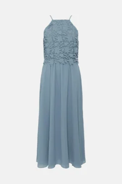 Coast Guipure Lace 2 In 1 Cami Bridesmaids Midi Dress -Coast Sales Store bcc04509 pale20blue xl 3