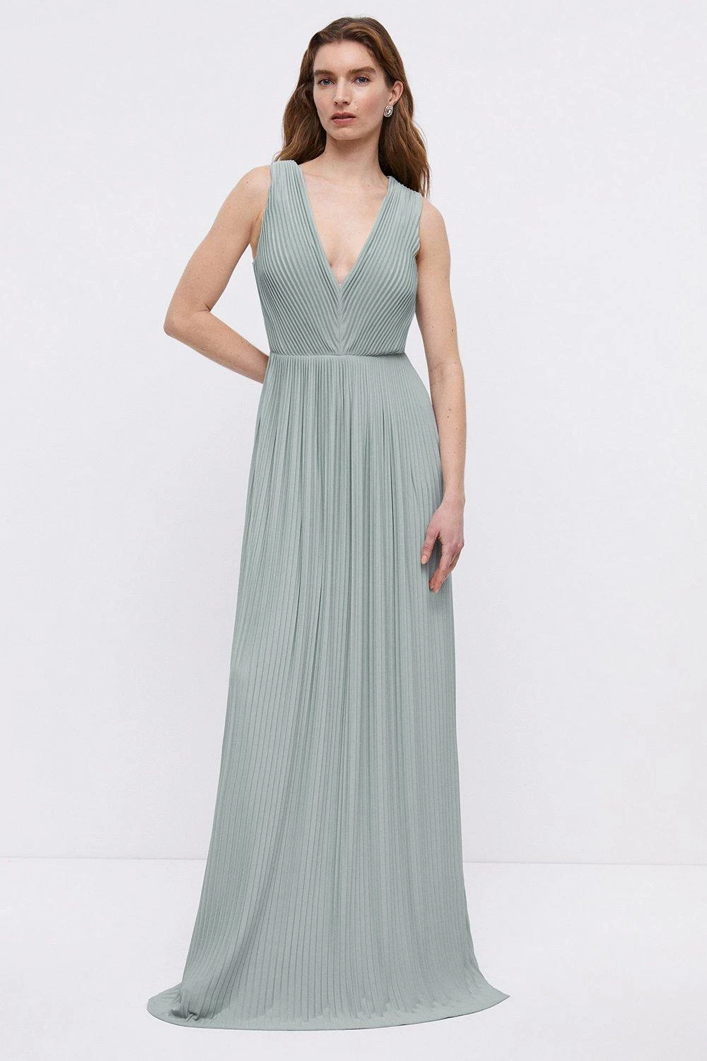 Coast Sunray Pleated Hem Sweep Jersey Bridesmaids Dress 1 Coast Sunray Pleated Hem Sweep Jersey Bridesmaids Dress