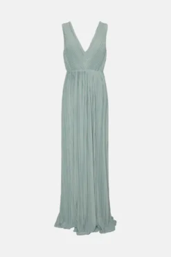Coast Sunray Pleated Hem Sweep Jersey Bridesmaids Dress 8 Coast Sunray Pleated Hem Sweep Jersey Bridesmaids Dress -Coast Sales Store bcc04510 sage xl 3