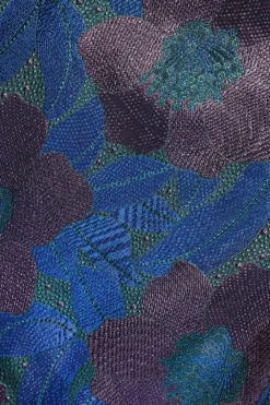 Coast Plunge Neck Premium Jacquard Midi Dress -Coast Sales Store bcc04605 multi xl 5