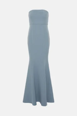 Coast Tailored Crepe Bandeau Fishtail Bridesmaids Maxi Dress -Coast Sales Store bcc04861 pale20blue xl 3