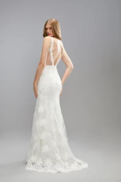 Coast Premium Sweetheart Lace Applique Strappy Wedding Dress -Coast Sales Store bcc04875 ivory xl 5 scaled