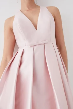 Coast Petite Halter Neck Mini Bow Maxi Dress With Pockets -Coast Sales Store bcc04877 blush xl 2