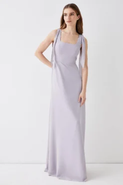 Coast Tie Shoulder Georgette Bridesmaids Maxi Dress