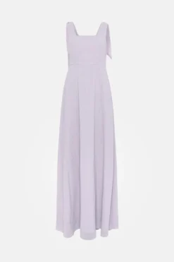 Coast Tie Shoulder Georgette Bridesmaids Maxi Dress -Coast Sales Store bcc04900 lilac20haze xl 3