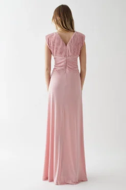 Coast Micro Pleat Bodice Jersey A-line Bridesmaids Dress -Coast Sales Store bcc04974 ballerina20pink xl 2
