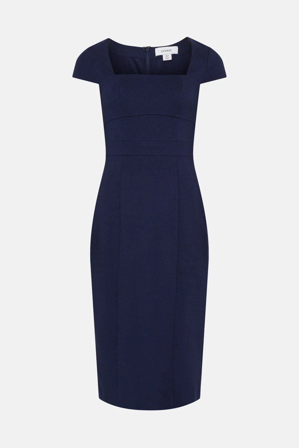 Coast Square Neck Ponte Midi Dress 4 Coast Square Neck Ponte Midi Dress - Image 4