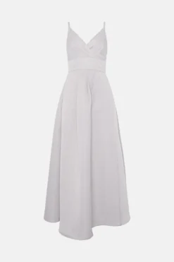 Coast Maxi Dress In Satin -Coast Sales Store bcc05101 silver xl 3