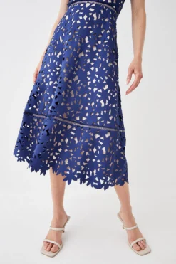 Coast Lazer Cut Scuba Full Skirt Midi Dress 7 Coast Lazer Cut Scuba Full Skirt Midi Dress -Coast Sales Store bcc05380 navy xl 3