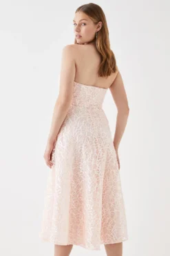 Coast Sweetheart Fit And Flare Midi Dress -Coast Sales Store bcc05401 blush xl 2