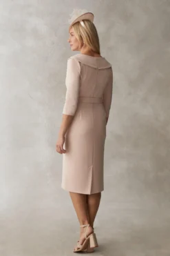 Coast Premium Crepe Off Shoulder Pencil Dress -Coast Sales Store bcc05448 blush xl 2 scaled