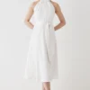 Coast Premium Halter Neck Belted Midi Dress