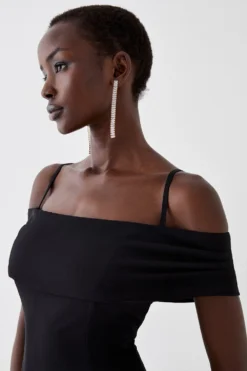 Coast Bardot Maxi Dress -Coast Sales Store bcc05517 black xl 2