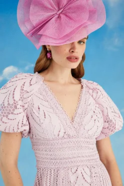 Coast Lisa Tan Puff Sleeve Lace Pencil Dress -Coast Sales Store bcc05543 lilac xl 2