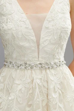 Coast Premium Embellishment Mini Dress With Full Skirt -Coast Sales Store bcc05575 ivory xl 2 scaled