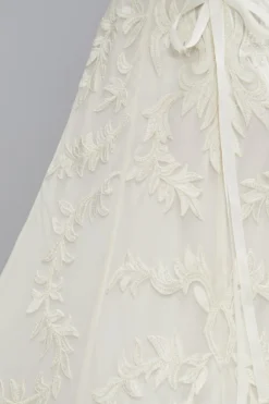 Coast Premium Corded Embroidery Bridal Maxi Dress With Belt -Coast Sales Store bcc05609 ecru xl 3 scaled