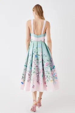 Coast The Collector Knot Neck Twill Dress -Coast Sales Store bcc05706 green xl 4