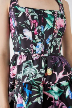 Coast The Collector Square Neck Twill Mini Dress -Coast Sales Store bcc05825 black xl 3