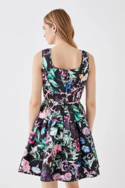 Coast The Collector Square Neck Twill Mini Dress -Coast Sales Store bcc05825 black xl 4