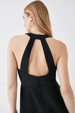 Coast Petite Twist Halterneck Maxi Dress -Coast Sales Store bcc05854 black xl 2