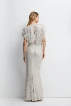 Coast Batwing Sequin Bridesmaids Maxi Dress -Coast Sales Store bcc05918 champagne xl 3 scaled